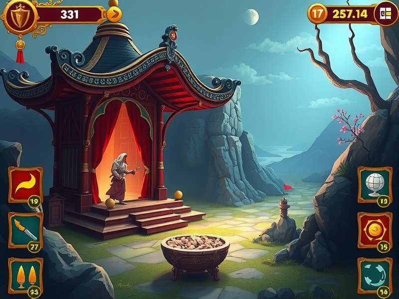 Divine Shrine Adventure Puzzle Solving